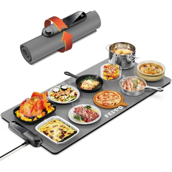FEPPO Roll-Up Food Warmer with Timer & Temperature Control - Picture 3 of 7
